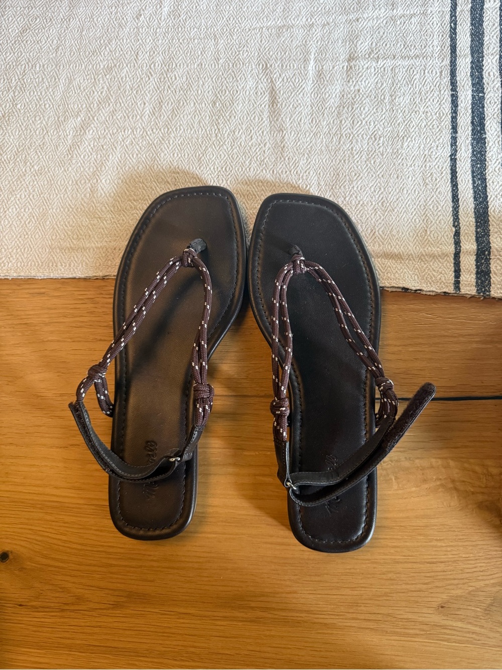 Madewell Paracord Braided Strap Sandals